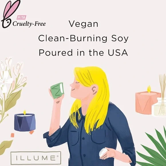 NWT Illume Frost & Fir Juniper Moss Bundled Glass Candle - Picture 11 of 15